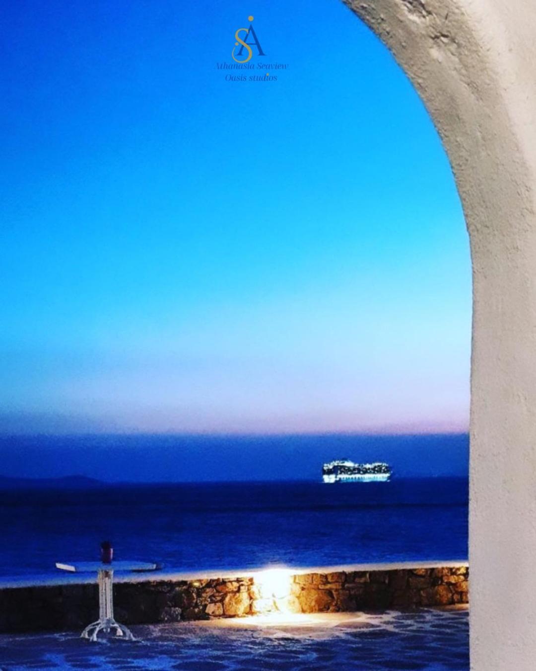 Mykonos Athanasia Seaview Oasis Studios By The Port Houlakia  Eksteriør billede