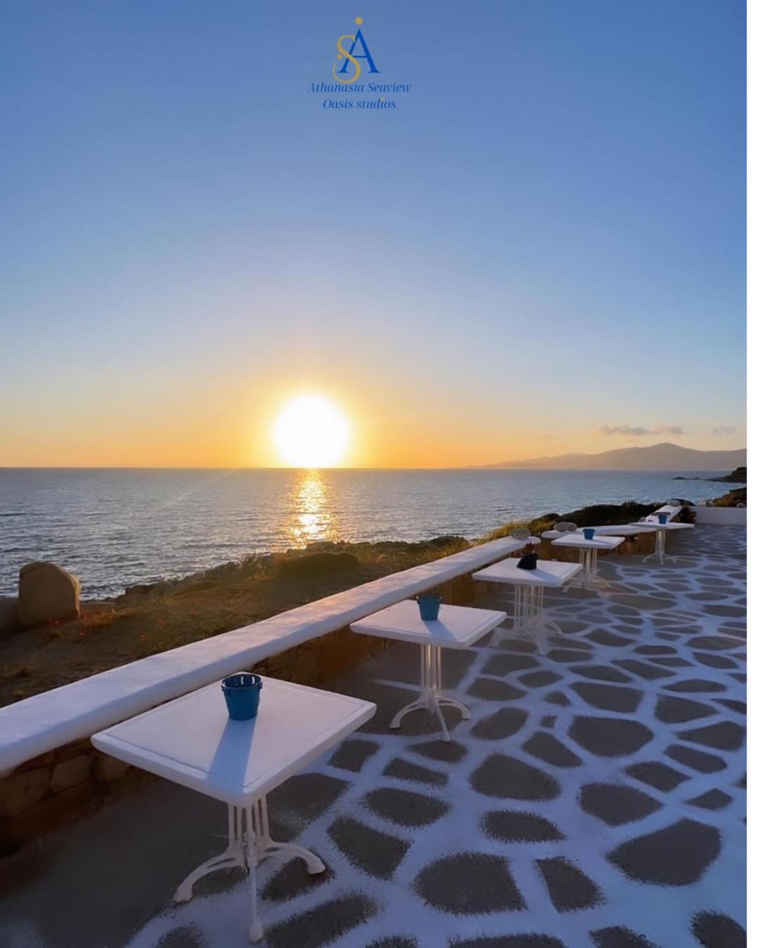 Mykonos Athanasia Seaview Oasis Studios By The Port Houlakia  Eksteriør billede