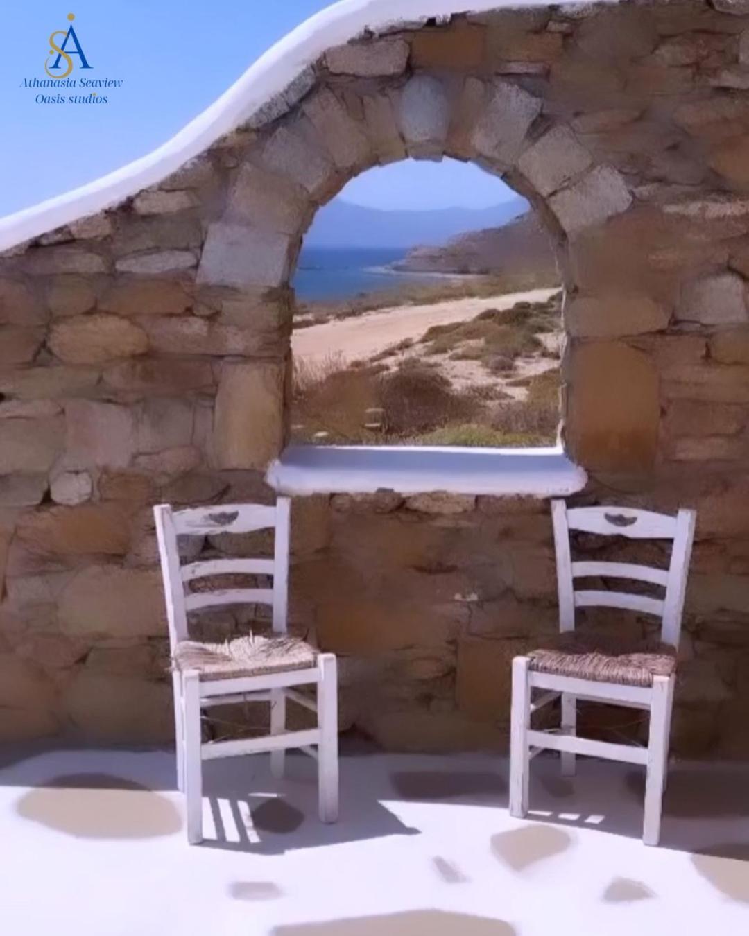 Mykonos Athanasia Seaview Oasis Studios By The Port Houlakia  Eksteriør billede