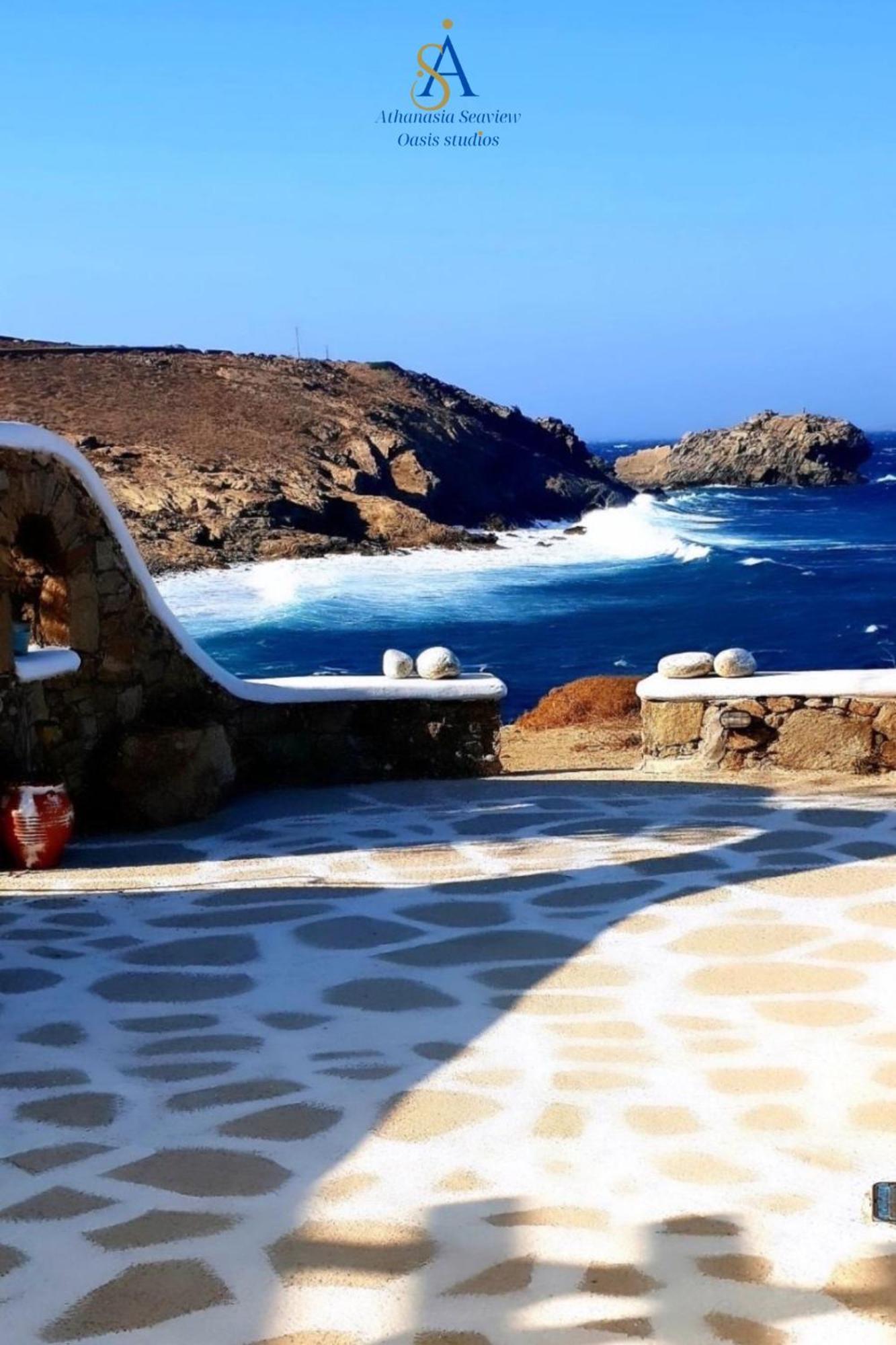 Mykonos Athanasia Seaview Oasis Studios By The Port Houlakia  Eksteriør billede